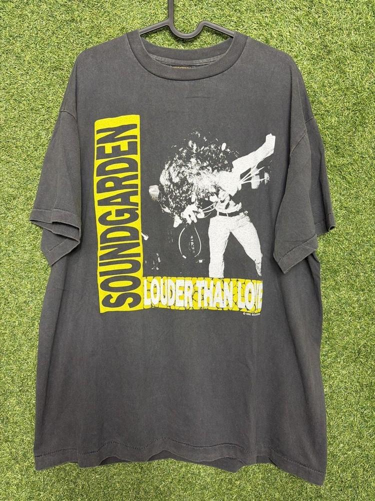 Soundgarden Louder Than Love Band Black Unisex T shirt Vtg S5XL WA4101 Unisex T-Shirt XL