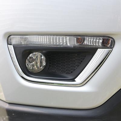 For Jeep Compass 2017 2018 2019 2020 Front Fog Light Trim Decoration Sticker 2Pcs Fog Lamp Cover Styling Accessories