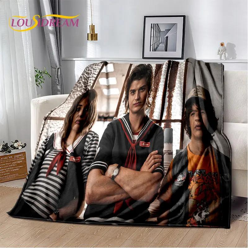 Joe Keery Steve Harrington Soft Plush Blanket,Flannel Blanket Throw Blanket for Living Room Bedroom Bed Sofa Picnic Cover Kids