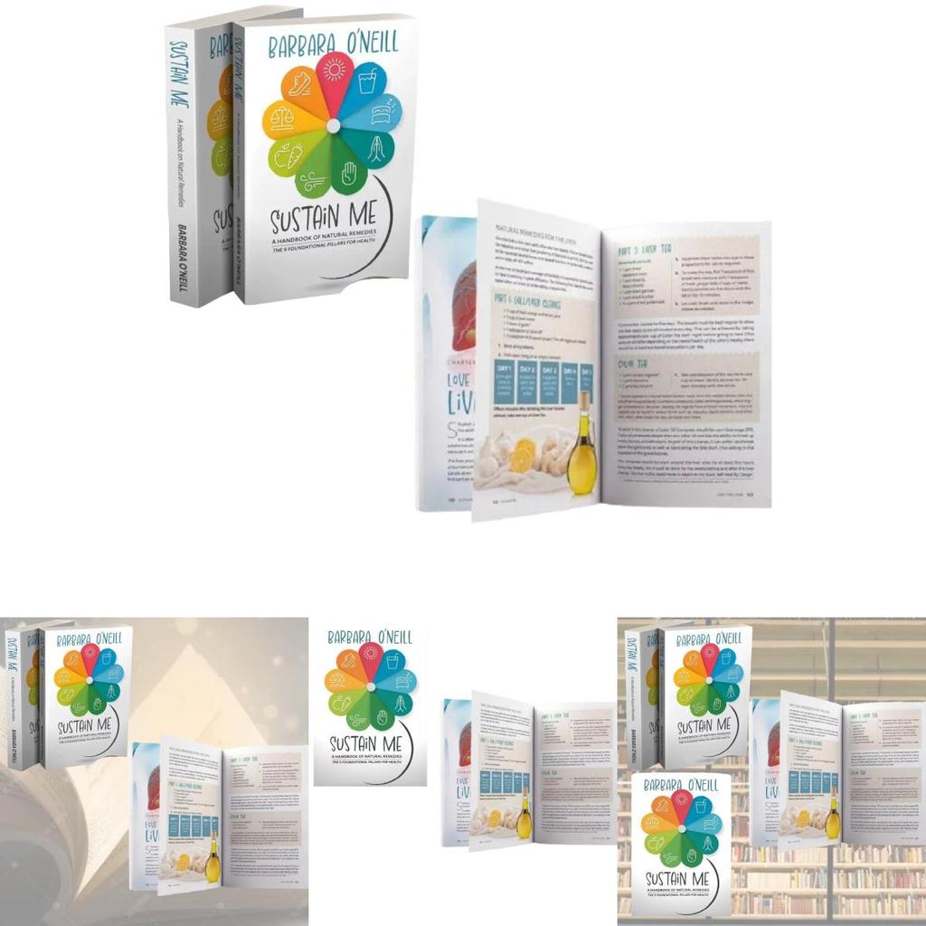 Sustain Me By Barbara O'neill Beautifully Designed White Cover Provides Inspiring Insights For Life Improvement