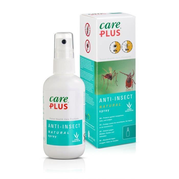 Spray Anti-Insecte - Care Plus - 32623 - Citriodiol 100 ml - Naturel - Efficace
