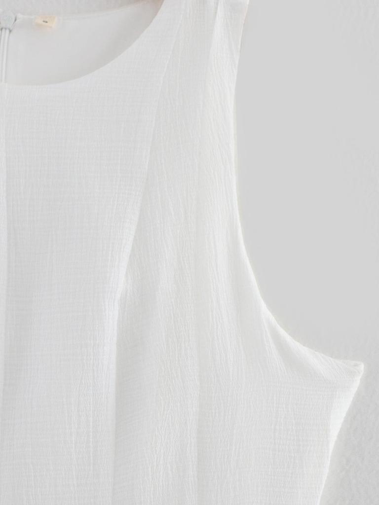 2025 Spring Women's European & American Style Sleeveless Fairy Puff Dress