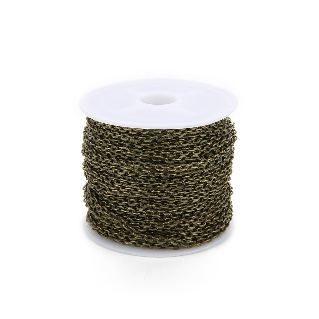 10Yards 2x3/3x4mm Iron Chains Metal Bulk Link Chains For Jewelry Making DIY Handmade Bracelets Necklace Materials Accessories