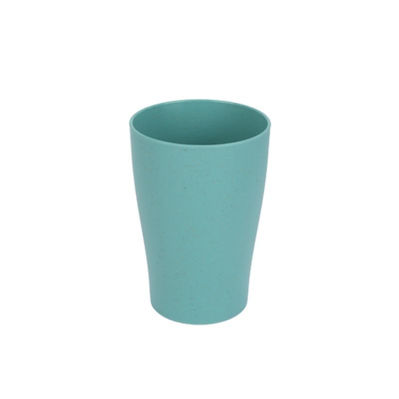 Kelímek s rovným brčkem z pšeničné slámy, Domácí kelímek na ústní vodu, Kelímek na čištění zubů, Plastový kelímek, Mycí kelímek do studentské koleje