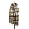 New Atmosphere Scarf Versatile Warm Autumn and Winter Scarf Women's Thickened Shawl Maillard Color