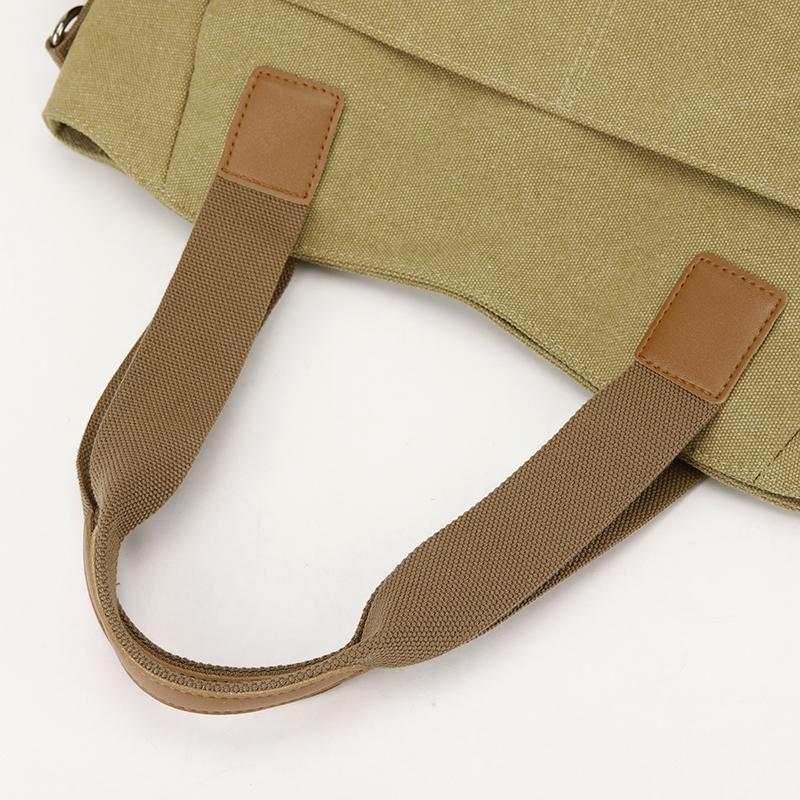 Women's Large Capacity Shoulder Bag Handbag Canvas Vintage Student Crossbody Bag
