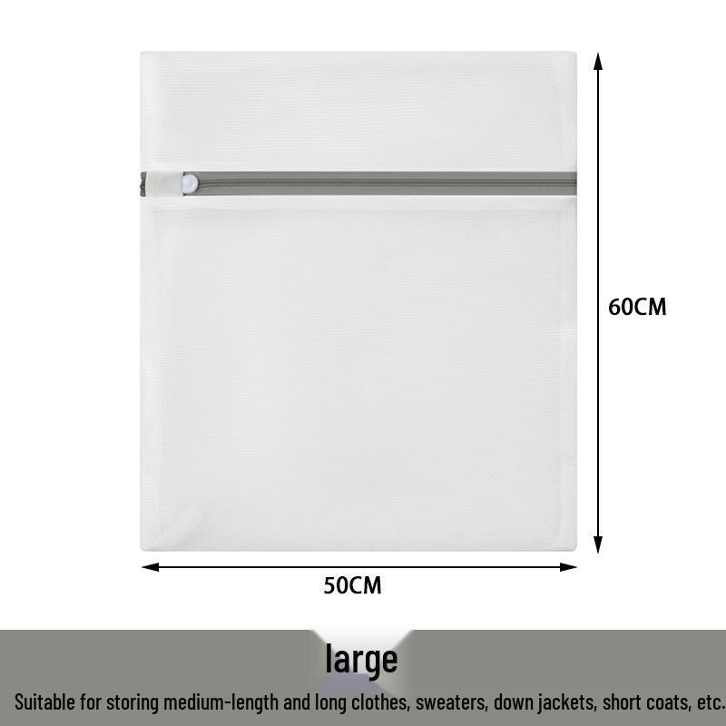 Spot Gray Coarse & Fine Mesh Laundry Bag - Anti-Deformation, Machine Washable Care Bag