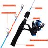 SOUGAYILANG Ice Fishing Rod and Reels Set Multicolor Metal Guide Outdoor Sports Ice Fishing Gear Set