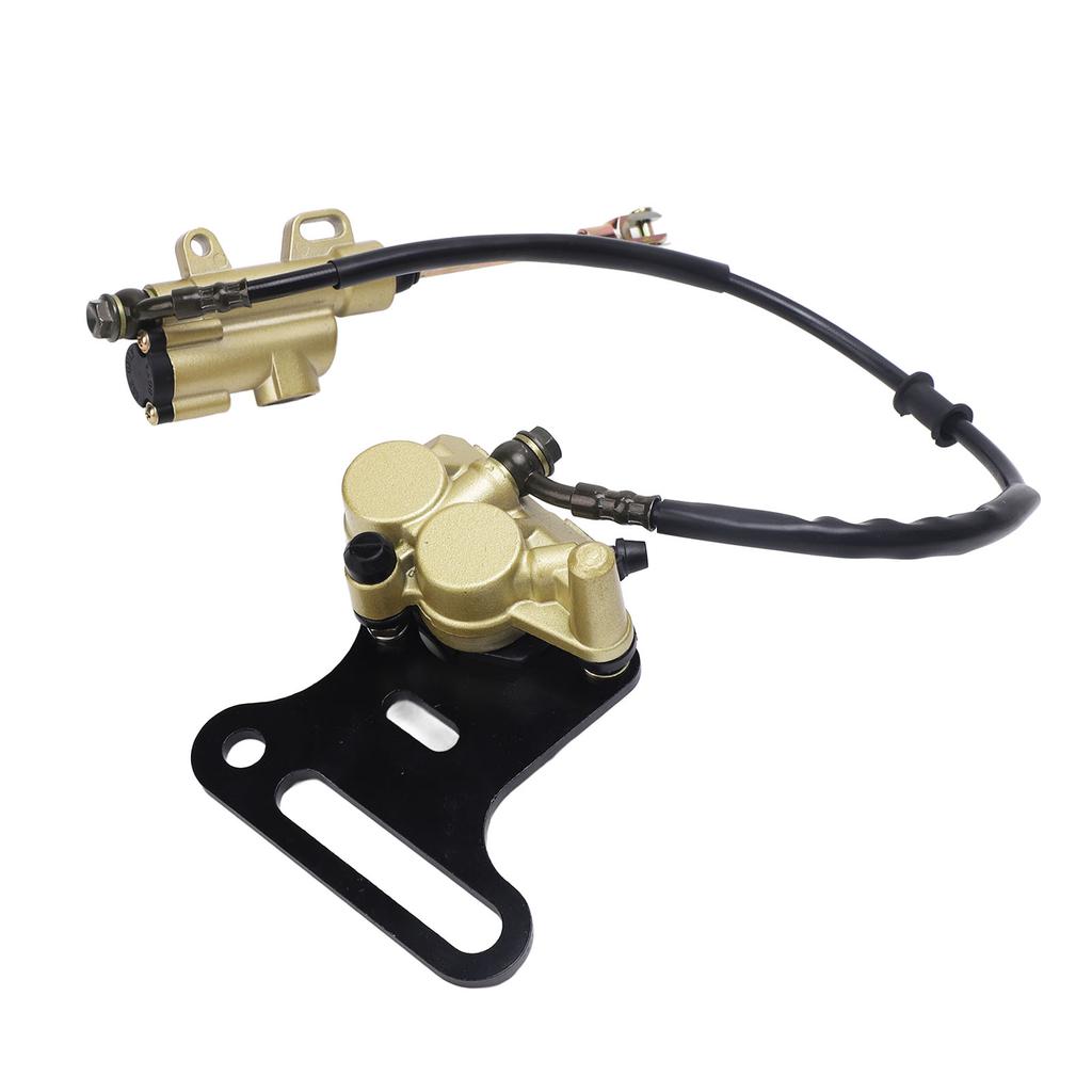 Rear Disc Hydraulic Brake Master Cylinder Kit Brake Master Cylinder Caliper Assembly for 50cc 70cc