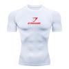 GYMSHARK Shark Short Sleeve Fitness T-shirt - Breathable, High Elasticity, Quick Dry.