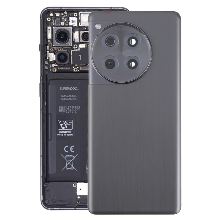For OnePlus 12R Back Cover with Camera Lens Cover