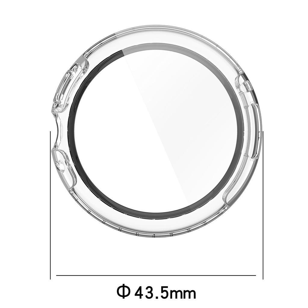 PC Glasfodral för Google Pixel Watch 2 Full Smart Watch Skärmskydd Bumper Shell Pixel Watch Watch Cover Tillbehör