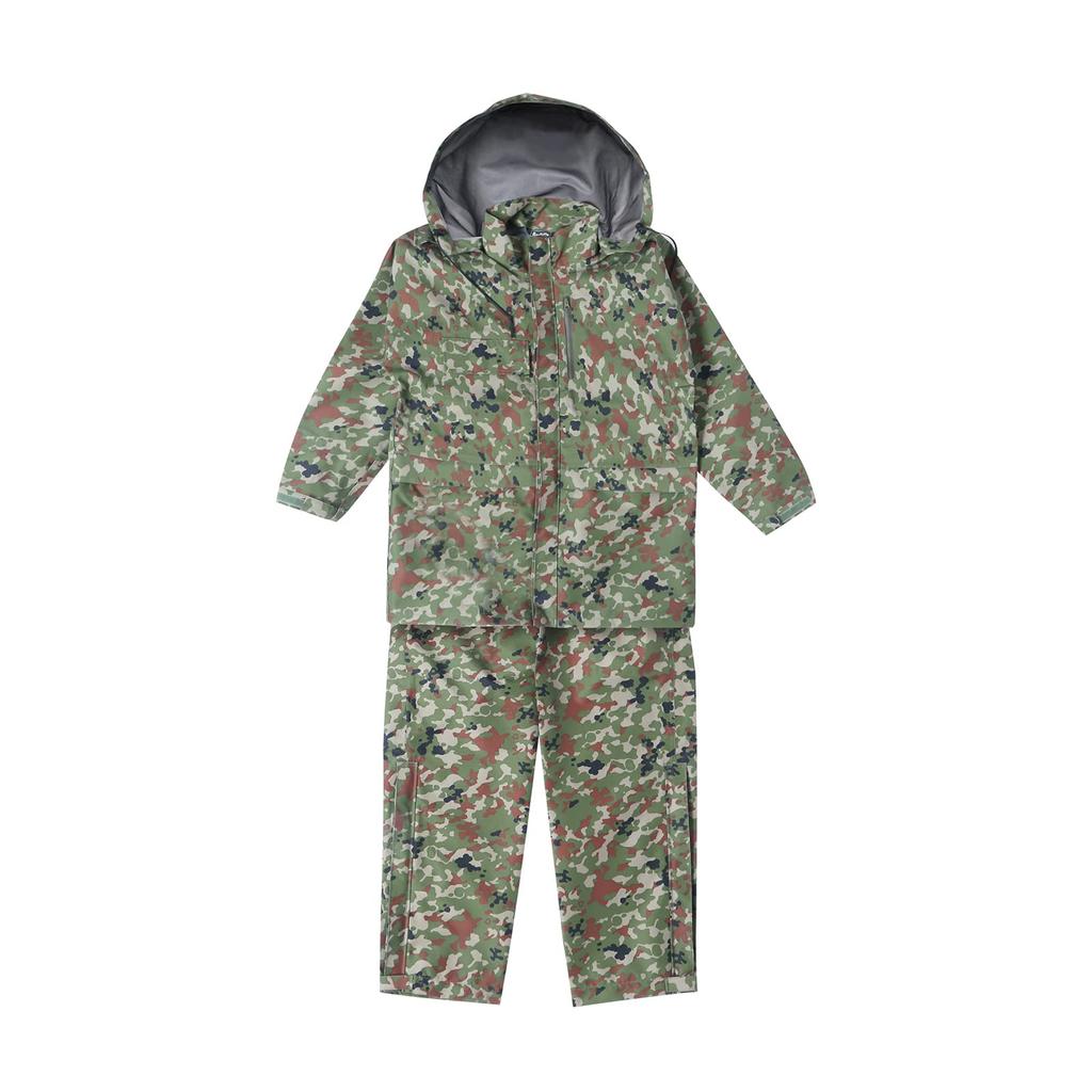 Promont Type 2 for the Japan Forces Military Rain Top and Bottom Made In SR501M Gore-Tex Raincoat, Large, Camouflage, Self-Defense (JSDF), Suit, Set,