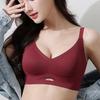 Seamless Bra Women Gather Soft Support Underwear Anti-sagging Underwear On Top No Steel Ring Bra Women