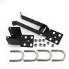 Secure Double Latch As Shown Chain Link Latch Industrial Grade Latch Built-in Padlock Hole For Pipe Door Frames