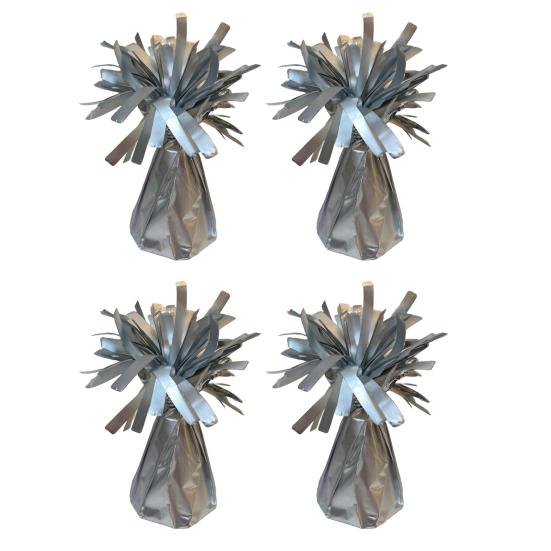 4Pcs Golden Metallic Balloon Weights Holder Reusable Non-Slip Balloons Pendants Graduation Party Christmas Wedding Decoration