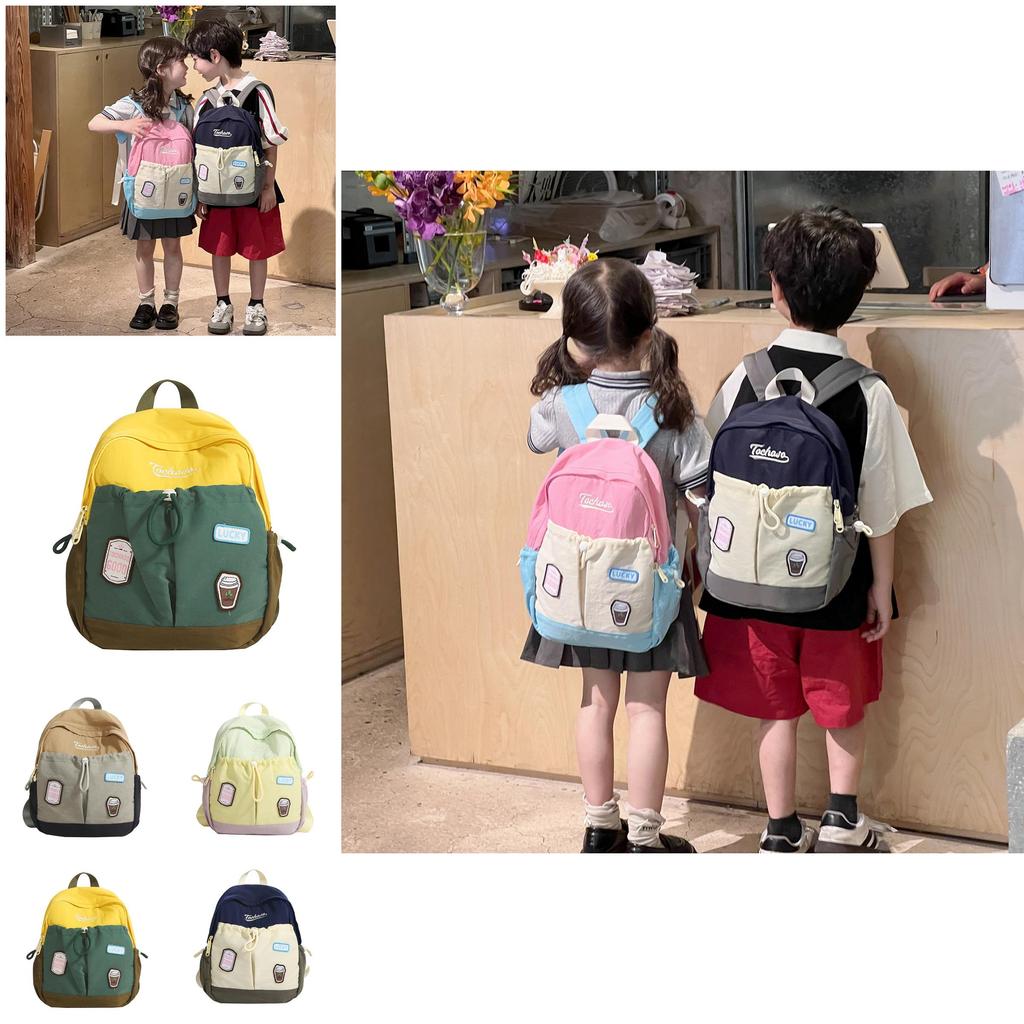 Kids School Backpack For Toddlers With Nylon Material And Curved Shoulder Straps For Preschool And Daycare