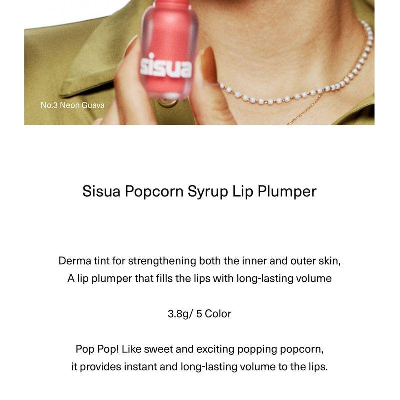 UNLEASHIA - Sisua Popcorn Syrup Lip Plumper - 5 Colors