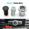 3PCS Car Console Radio CD Player Buttons ON Switch Cap Knob Cover For Benz A C E GLK GLA ML GL CLS W176 W246 W156 W204 W166 W218