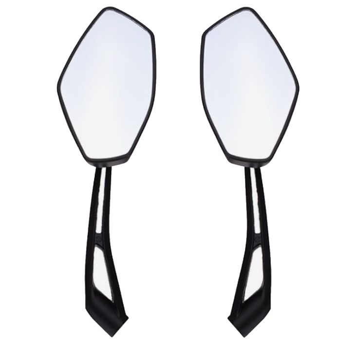 Rétroviseur de moto avec E-mark RSX4 rétroviseur noir