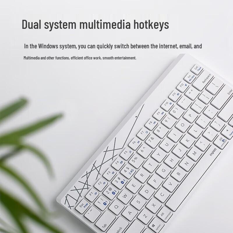 Rapoo 8000GT Wireless Bluetooth Keyboard and Mouse Set