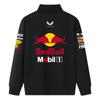 F1 Red Bull Team Uniform Spring and Autumn Jacket F1 Formula Racing Summer Red Bull Team Half Zip Hoodie