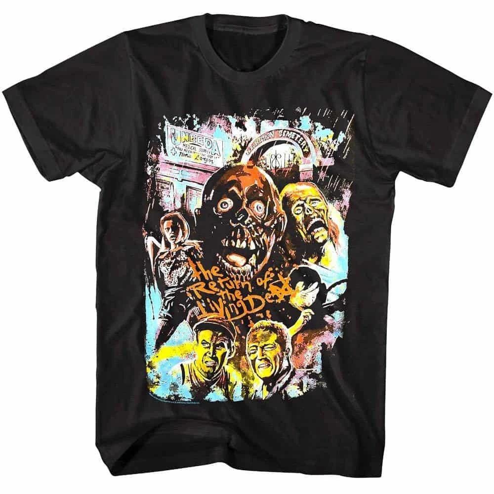 Return of The Living Dead Graffiti Art Men s T Shirt M
