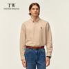 Teenie Weenie Unisex Casual Long Sleeve Lapel Shirt