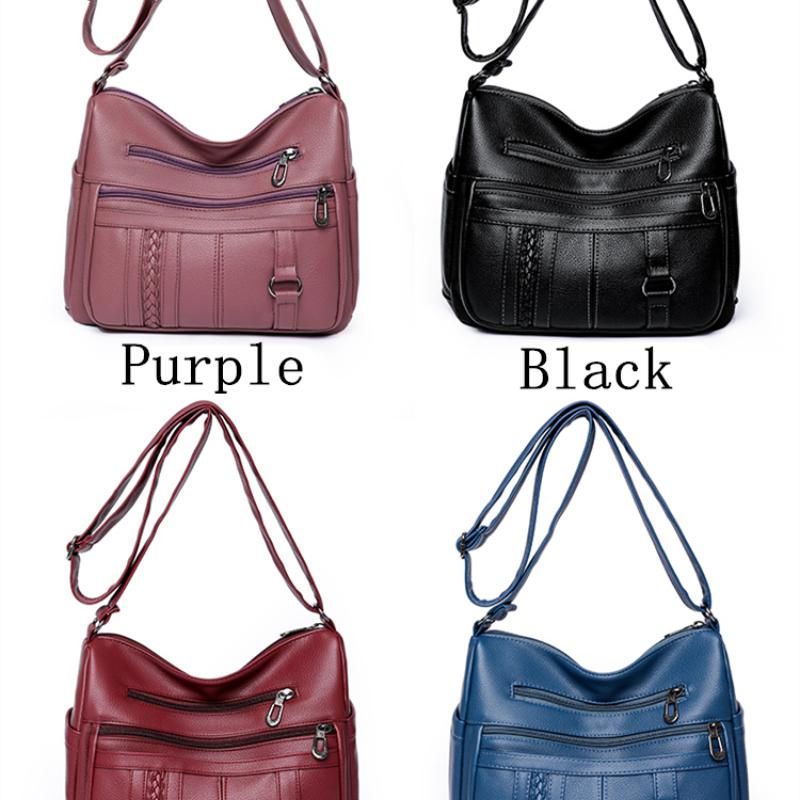 Designer Multi-pocket Crossbody Shoulder Bag For Women 2023 SacHigh Quality Soft Leather Luxury Purses and Handbags Women's Bag