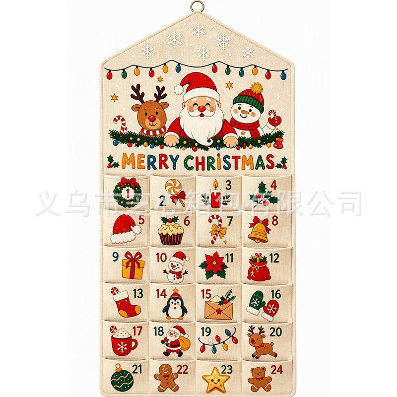 Eco-Friendly Christmas Advent Calendar Christmas Ornaments Christmas