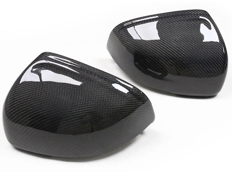 Carbon Fiber Replacement Rearview Mirror Cover for Volvo S60, V60, XC40, and S90