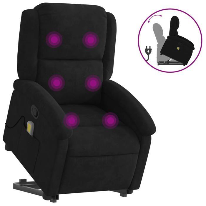VidaXL Reclining Massage Armchair, Relaxation Chair with Adjustable Backrest and Footrest, Salon Seat Room of 3204317