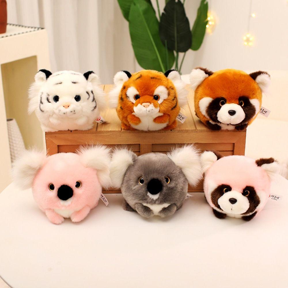 Soft Simulation Tiger Plush Toy Fluffy Koala Pillow Dolls  Kids Birthday Christmas