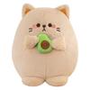 Cute avocado cat plush toy doll kitten girl holiday gift sleeping pillow