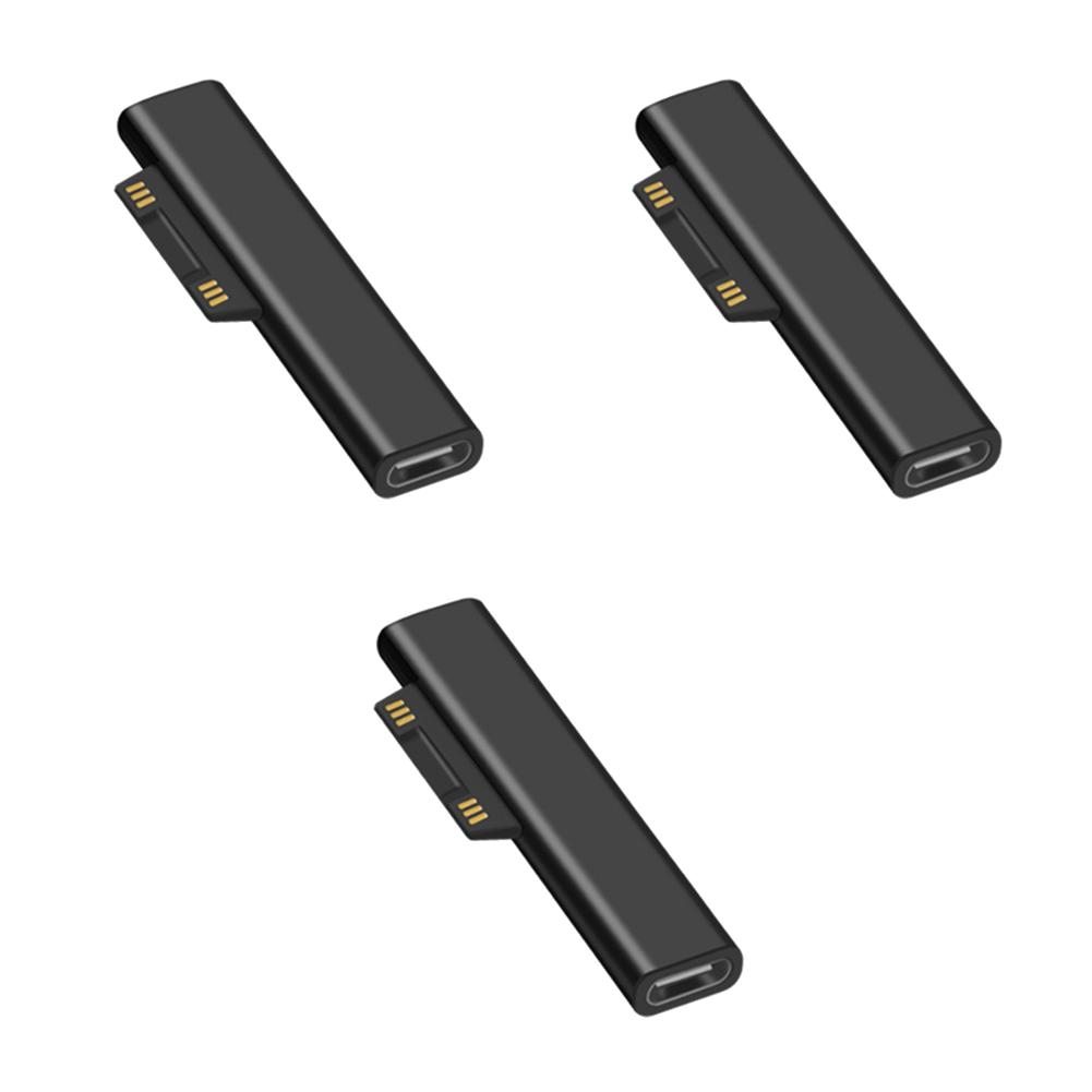 3/5Pcs PD Fast Charging USB C Power Supply Charger Adapter For Microsoft Surface Pro 8 7 6 5 4 Go Book Tablet Converter Charger