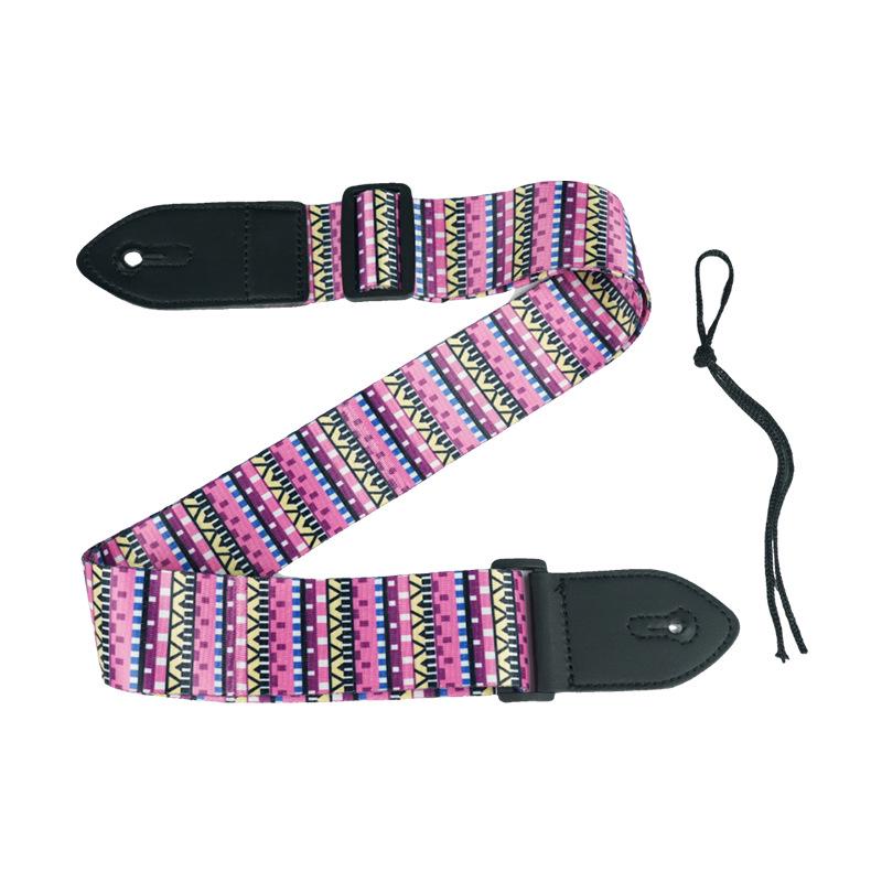 Thickened & Widened Printed Strap for Acoustic Guitar, Electric Guitar, & Ukulele - Multiple Styles Available