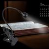 USB Clip-On Reading Light LED Flexible Bed Board Office Eye Caring Reading Lamp Warm Brightness