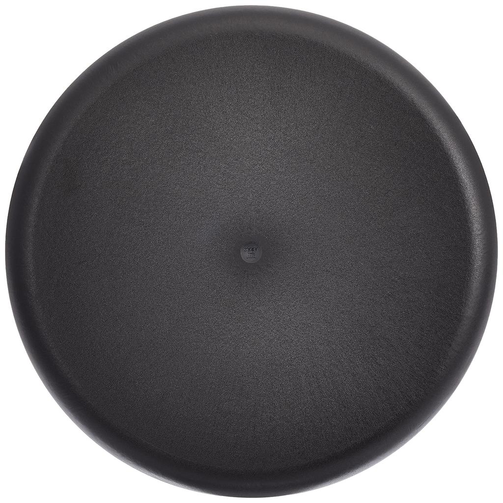 ARAS Wave Plate - One-Plate Dish, Steak Plate, Lunch Plate, Black, 22cm, Dishwasher Safe, Durable and Scratch-Resistant, Ideal for Camping and Glampin