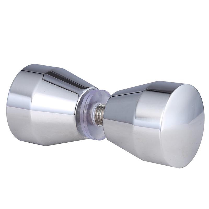 2025 Stainless Steel Back-to-Back Glass Door Knob Puller Push Bathroom Shower Handle 3 Types