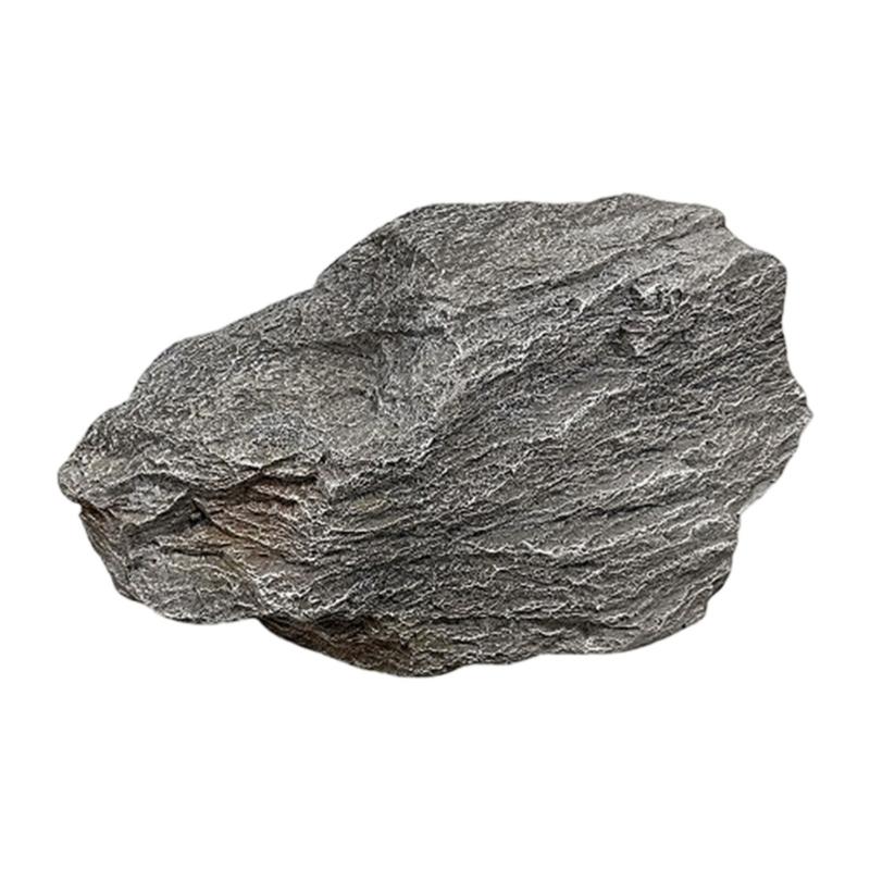 Lightweight Landscape Rocks PU Foam Fake Rocks Decorative Faux Stone Realistic Natural Texture,Easy to Install