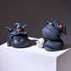 Resin Cat Figurines Magician Cat Figurine Hand-painted Magician Cat Statue for Halloween Decor Collectible Figurine for Home