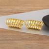 Nidin New Retro Simple Style Multilayer Ear Clip Earrings 3 Styles For Women Copper Ear Jewelry Engagement Wedding Party Gifts
