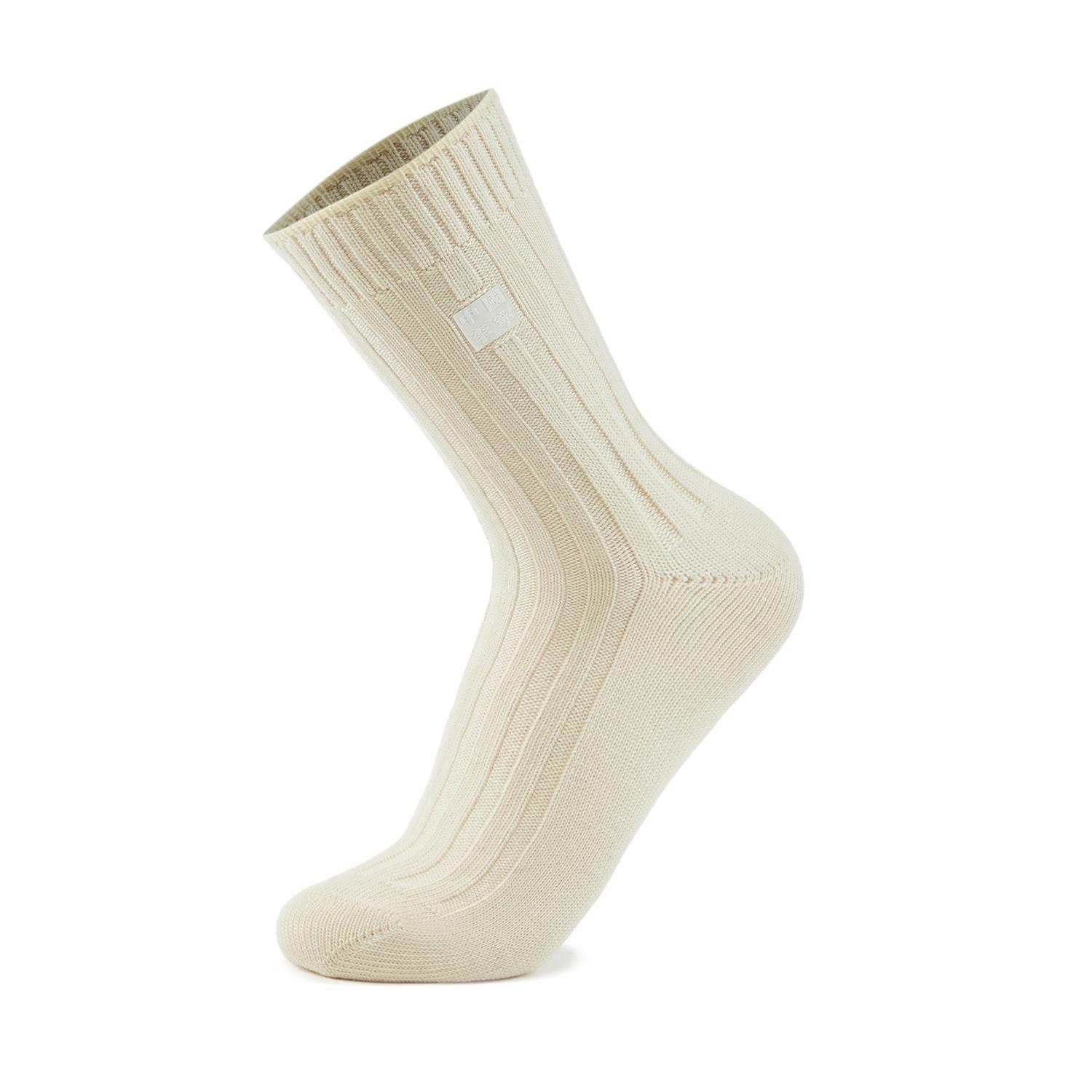 Li Ning Vital Knee High Socks Unisex 1 Pack Stone White Gray AWLU167-3 L