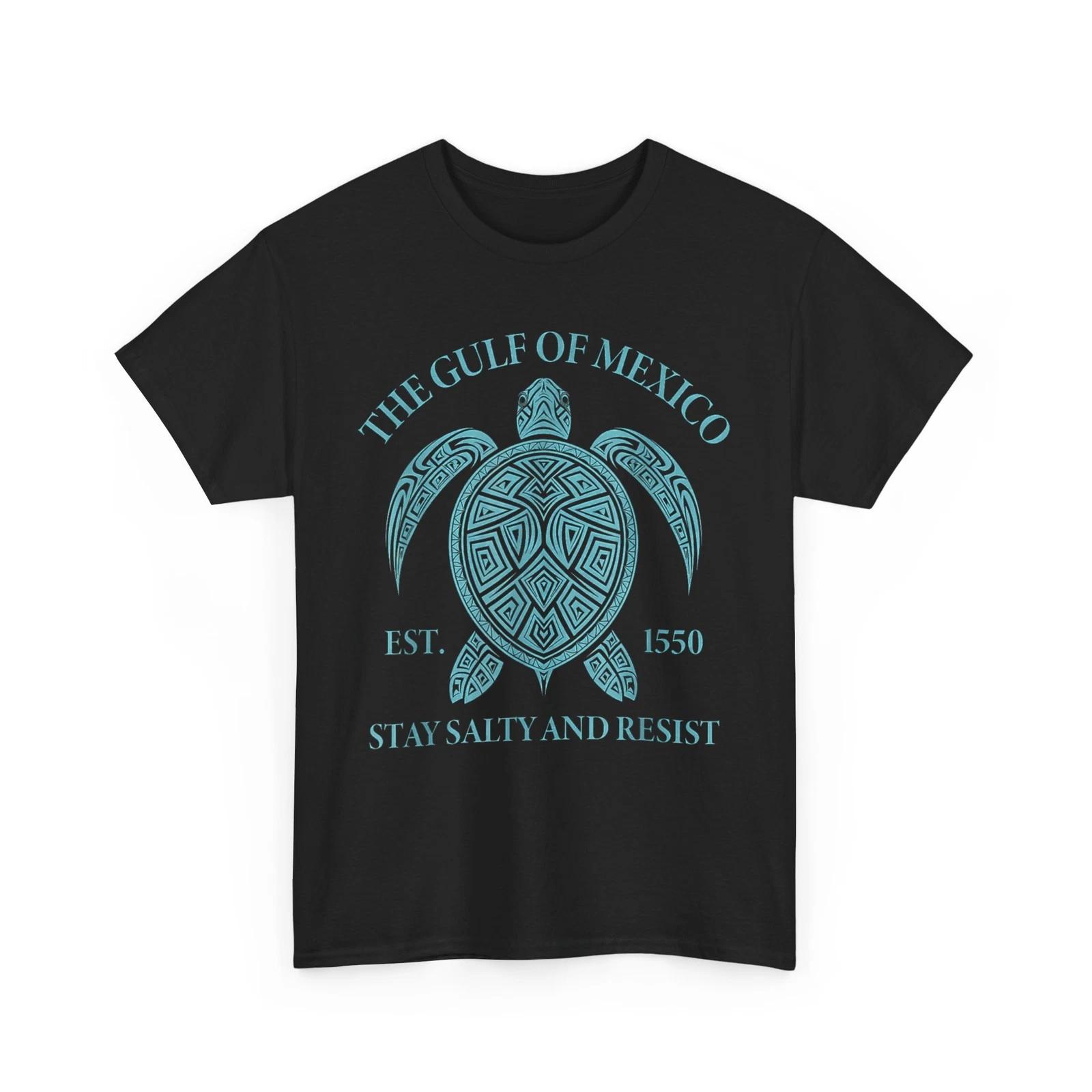 Gulf of Mexico Turtle T-shirt, Gulf of Mexico Est 1550 Women Men Shirt S