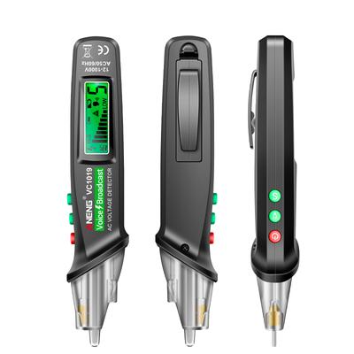ANENG VC1019 LCD Digital Test Pen Non-contact Voice Broadcast Tester Pen Sensitivity Adjustable