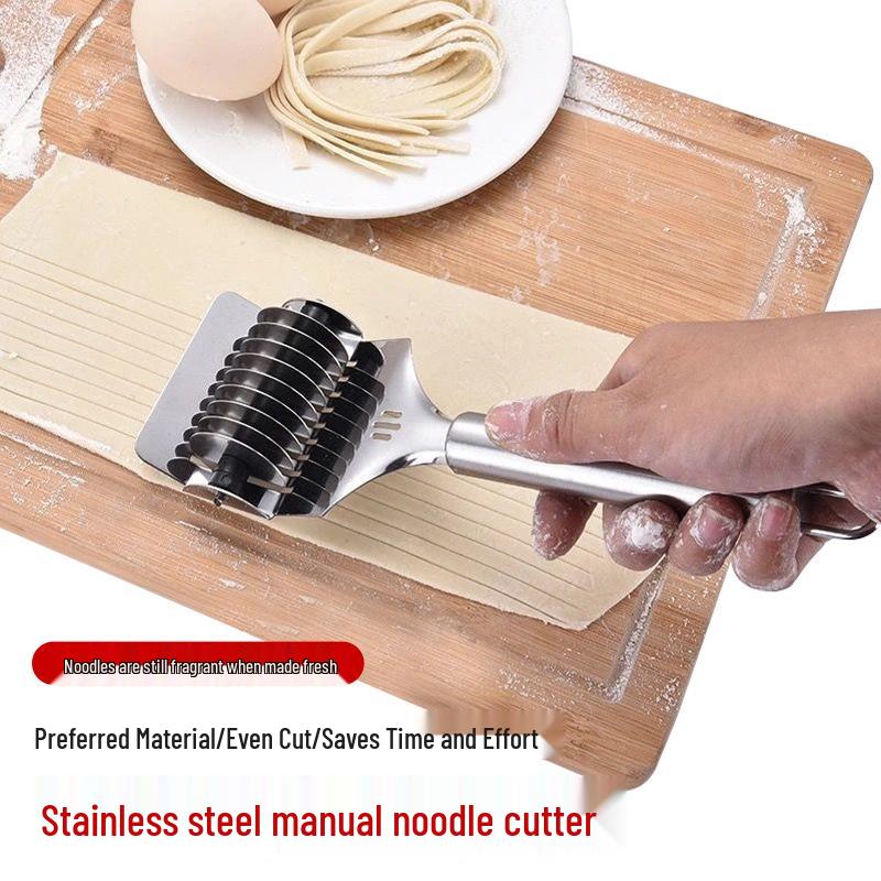 Manual Stainless Steel Noodle Cutter & Press Roller