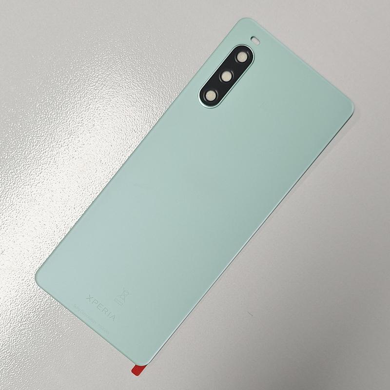 Per Sony Xperia 10 IV Cover Posteriore Batteria XQ-CC54 XQ-CC72 Alloggiamento in Vetro Cover Posteriore Parti con Lente Fotocamera