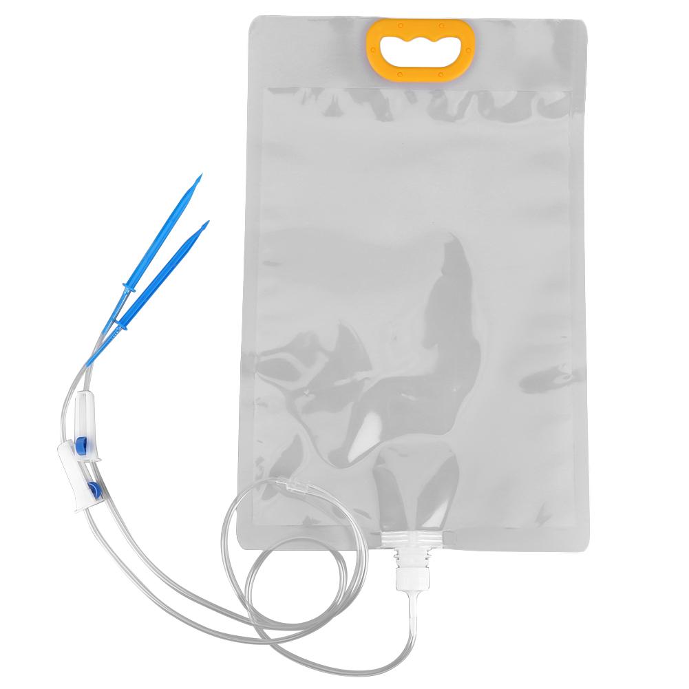 

1/2/4pcs Drip Irrigation Kits Dual Outlet Plant Irrigation Drip Bag Adjustable Flow 3.5L With Handle for Potted Plants Flowers