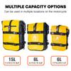 ARMOURAIN Waterproof Motorcycle Side Engine Guard Seat Caban Dry and Tool Bag Bags, 8L, Bag, Bag, Bag, (PVC Yellow, 8L)