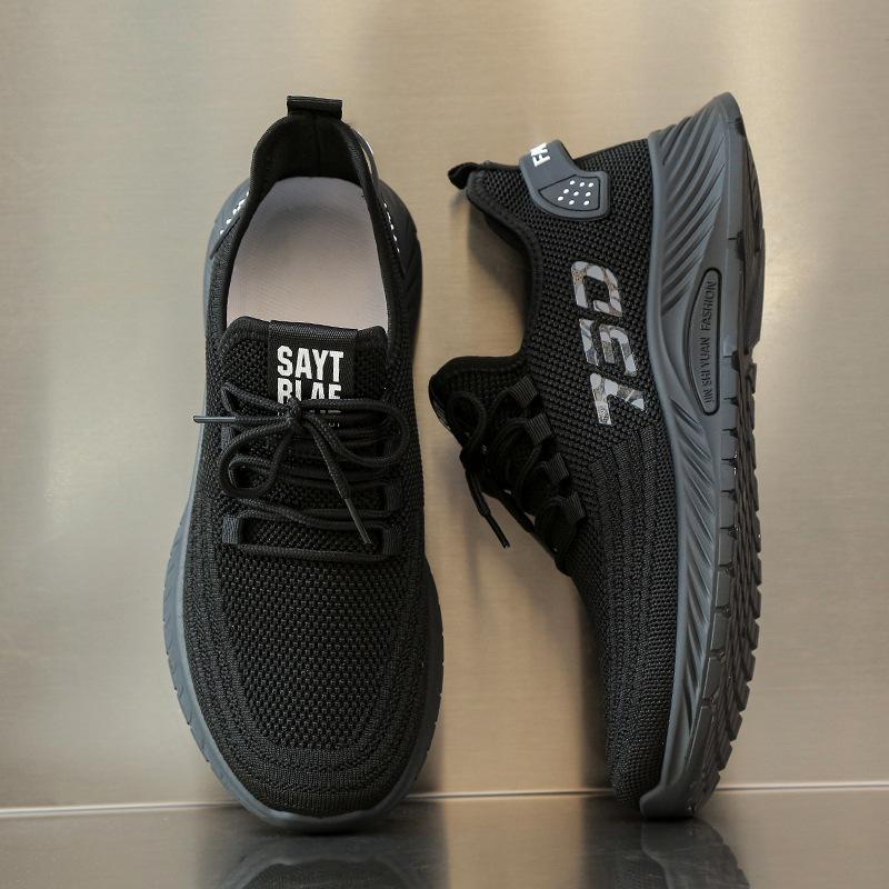 Fashion Men's sports running shoes 2024 autumn new style men's trendy lace up couple fashion casual tennis shoes